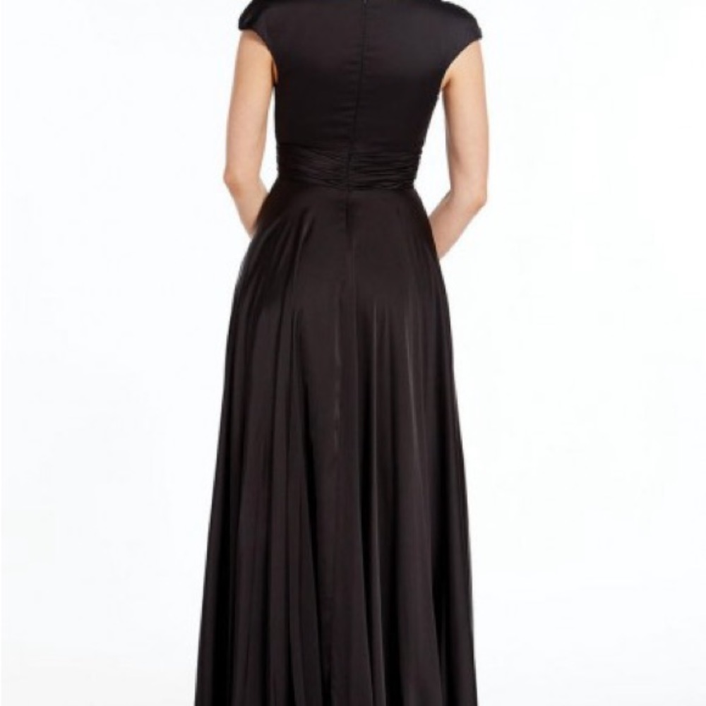 Alyce Paris V Neck Cap Sleeve Gown #27305 - Picture 7 of 8